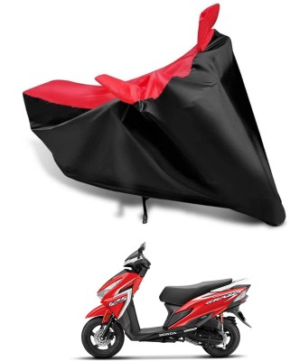 KEDIT Two Wheeler Cover for Honda(Grazia, Red, Black)