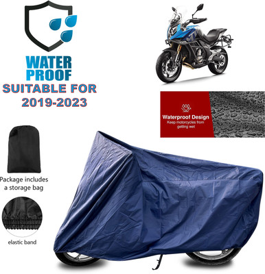 PAGORA Waterproof Two Wheeler Cover for CFMoto(650MT, Blue)