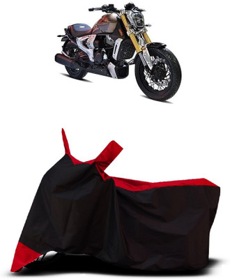 VESMEI Two Wheeler Cover for TVS(Zeppelin, Red)