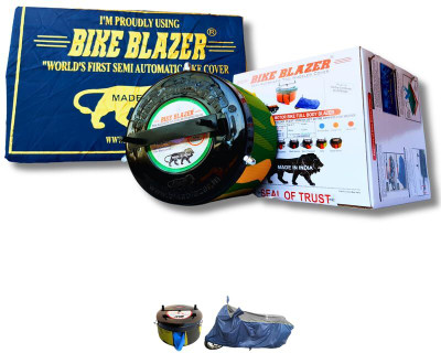 BIKE BLAZER Waterproof Two Wheeler Cover for Hero(Karizma ZMR, Blue)