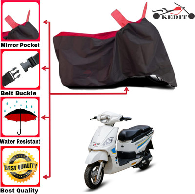 AASHTIK MART Two Wheeler Cover for Hero(Electric NYX, Red, Black)