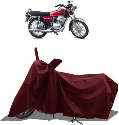 KEDIT Two Wheeler Cover for Yamaha(RX 100, Maroon)