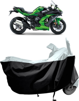 Amexride Two Wheeler Cover for Kawasaki(Ninja H2 SX, Multicolor)