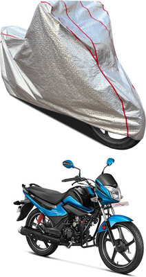AutoGalaxy Waterproof Two Wheeler Cover for Hero(Splendor I Smart, Silver)