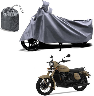Autoinnovation Waterproof Two Wheeler Cover for JAWA(Standard 350, Grey)
