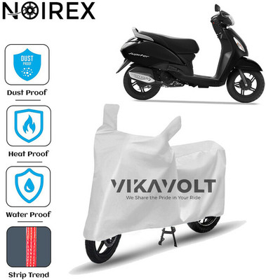 NOIREX Waterproof Two Wheeler Cover for TVS(Jupiter, Silver)