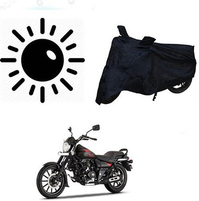 MMSSTAR Waterproof Two Wheeler Cover for Bajaj(Avenger 220 Street, Black)