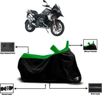 Amexride Two Wheeler Cover for BMW(R 1200 GS, Green)