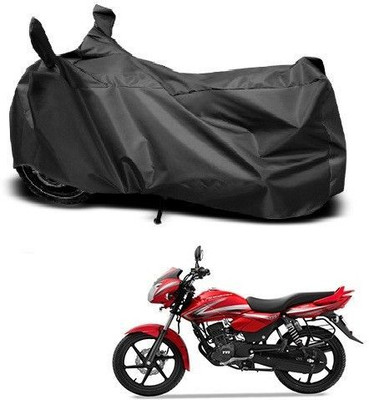 DeepShakshi AUTOMOTIVE Waterproof Two Wheeler Cover for TVS(Pheonix, Black)