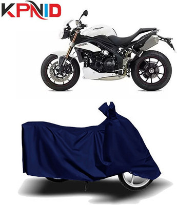KPIND Waterproof Two Wheeler Cover for Triumph(Speed Triple ABS, Blue)