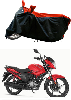 DeepShakshi AUTOMOTIVE Waterproof Two Wheeler Cover for Hero(Glamour BS6, Red)