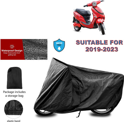 CODOKI Waterproof Two Wheeler Cover for Hero(Electric Photon BS6, Black)