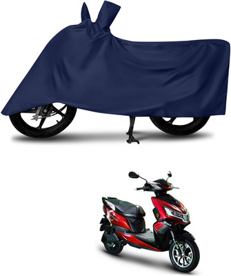 DeepShakshi AUTOMOTIVE Waterproof Two Wheeler Cover for Okinawa(i-Praise, Blue)