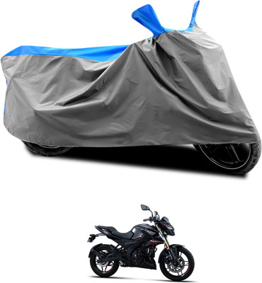 CODOKI Waterproof Two Wheeler Cover for Bajaj(Pulsar N160, Grey, Blue)