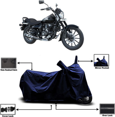 Amexride Two Wheeler Cover for Bajaj(Avenger 180 Street, Blue)