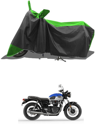 DeepShakshi AUTOMOTIVE Waterproof Two Wheeler Cover for Triumph(Bonneville T100, Orange)