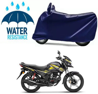 Furious3D Two Wheeler Cover for Honda(CB Shine SP, Blue)