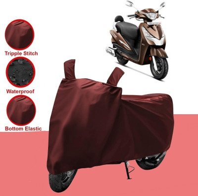 HWSXQAE Two Wheeler Cover for Universal For Bike(MotoCorp Destini 125, Maroon)