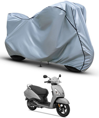 Car Life Waterproof Two Wheeler Cover for TVS(Jupiter, Silver)