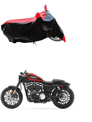 VESMEI Two Wheeler Cover for Harley Davidson(Roadster 650, Red)