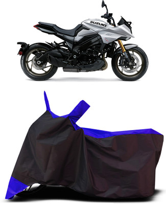 VESMEI Two Wheeler Cover for Suzuki(Katana, Blue)