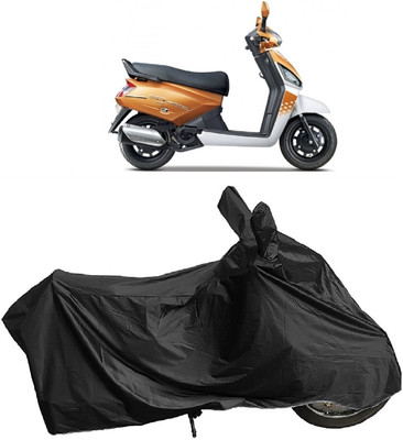 DIGGU Two Wheeler Cover for Mahindra(Gusto 125 BS6, Black)