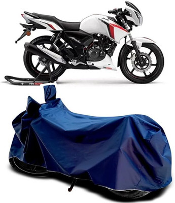 AASHTIK MART Two Wheeler Cover for TVS(Apache RTR 160, Blue)