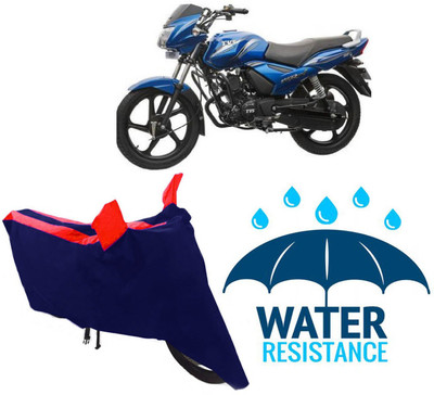 DeepShakshi AUTOMOTIVE Waterproof Two Wheeler Cover for TVS(Star City, Blue, Red)