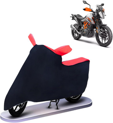 KEDIT Two Wheeler Cover for KTM(390 Adventure BS6, Red, Black)