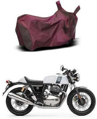 Mdstar Waterproof Two Wheeler Cover for Royal Enfield(Continental GT, Maroon)