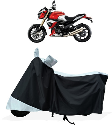 Tricway Two Wheeler Cover for Mahindra(MOJO XT 300, White)