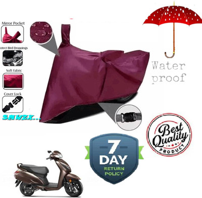 smwzxyu Waterproof Two Wheeler Cover for Honda(Activa 6G, Maroon)
