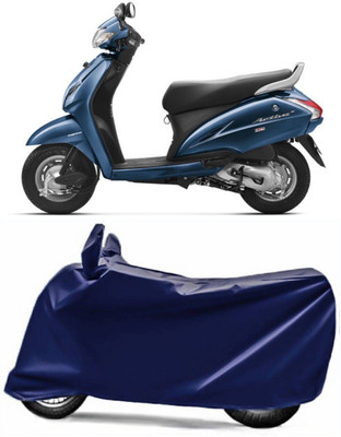 DeepShakshi AUTOMOTIVE Two Wheeler Cover for Honda(Activa 6G, Blue, Blue)