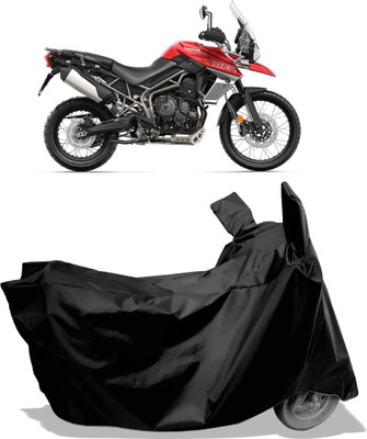Amexride Two Wheeler Cover for Triumph(Tiger 800 XCA, Black)