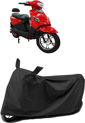KEDIT Two Wheeler Cover for Hero(Electric AXLHE-20, Black)