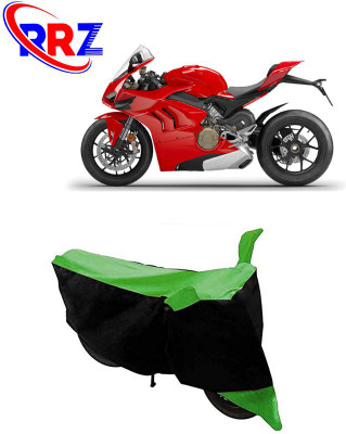RRZ Waterproof Two Wheeler Cover for Ducati(Panigale, Black, Green)