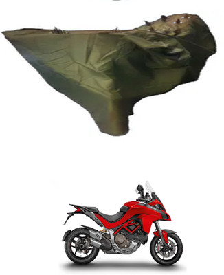 ZEDTEEK Waterproof Two Wheeler Cover for Hero(Multistrada, Maroon)