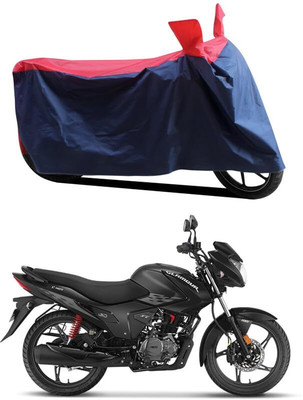 AASHTIK MART Two Wheeler Cover for Hero(Glamour BS6, Red, Blue)