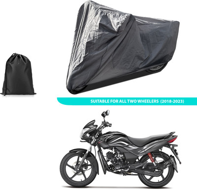 GOSHIV-car and bike accessories Two Wheeler Cover for Hero(Passion Xpro, Grey)