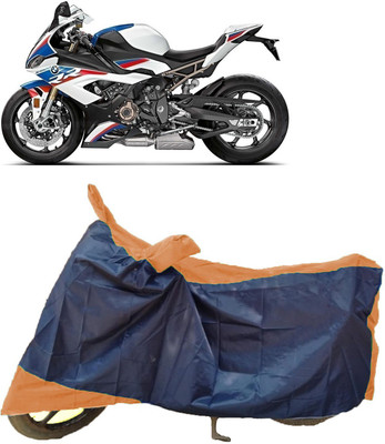 AutoFave Two Wheeler Cover for BMW(S1000RR, Blue, Yellow)
