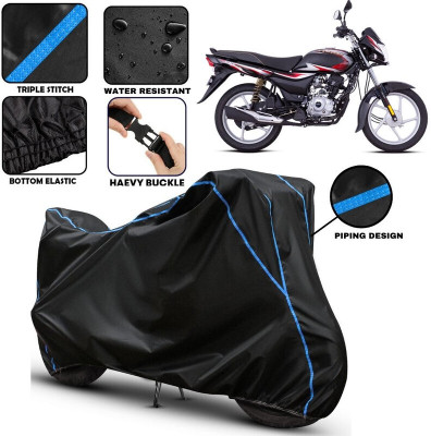 AutoGalaxy Waterproof Two Wheeler Cover for Bajaj(Platina 100, Black)