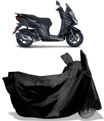 Amexride Two Wheeler Cover for Aprilia(SXR 160 BS6, Black)