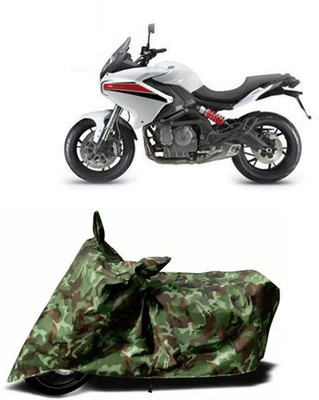 KPIND Waterproof Two Wheeler Cover for Benelli(TNT 600 GT, Multicolor)