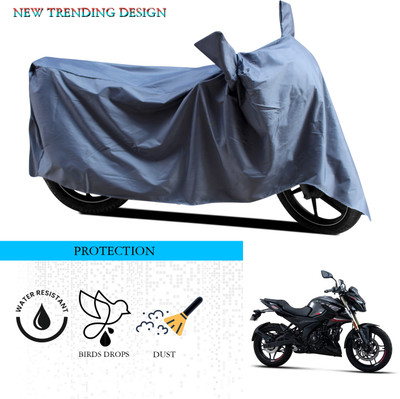 GOSHIV-car and bike accessories Waterproof Two Wheeler Cover for Bajaj(Pulsar N160, Grey)