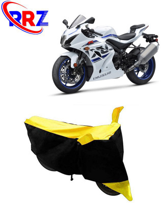 RRZ Waterproof Two Wheeler Cover for Suzuki(GSX-R1000 ABS, Black, Yellow)