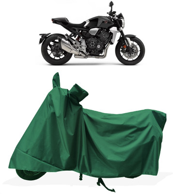 Tricway Two Wheeler Cover for Honda(CB1000R Plus, Green)