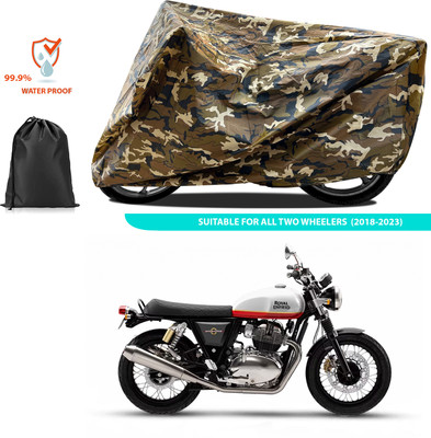 CODOKI Two Wheeler Cover for Royal Enfield(Interceptor 650, Yellow)