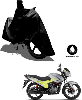Amexride Waterproof Two Wheeler Cover for Hero(Blaze, Black)