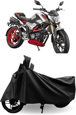 MMSSTAR Waterproof Two Wheeler Cover for Hero(XF3R BS6, Black)