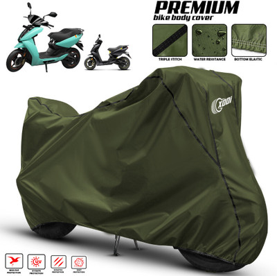 xodi Waterproof Two Wheeler Cover for Ather(450, Green, Black)